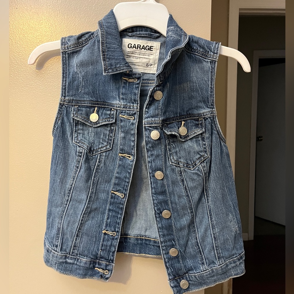 Garage denim vest